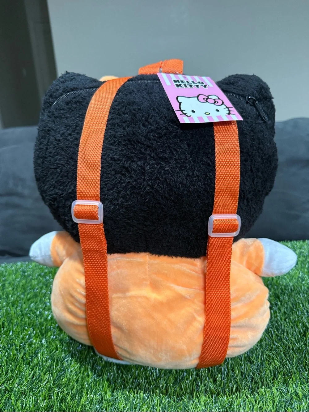 New Hello Kitty Halloween Pumpkin Animated Plush Backpack 17” Spooky Melody